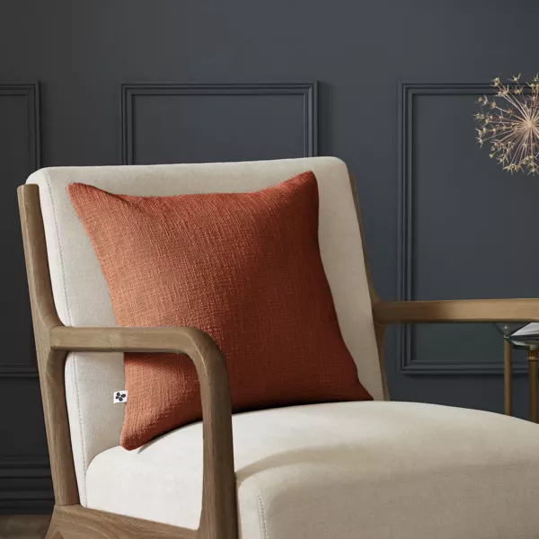 Coj�n cuadrado algod�n (45 x 45 cm) Sixtine Terracota 