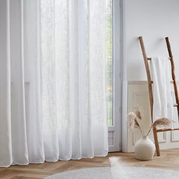 Gardine Leinen-Optik mit �sen (280 x 240 cm) Robin Wei�