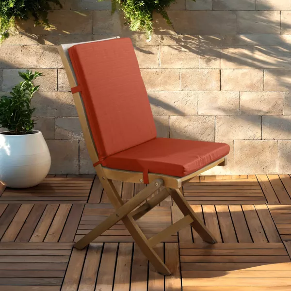 Coussin de chaise ext�rieur avec dossier (90 x 40 cm) Sunset Terracotta