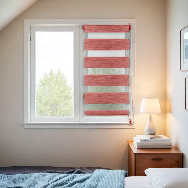 Doppelrollo Tag & Nacht (60 x H90 cm) Terrakotta