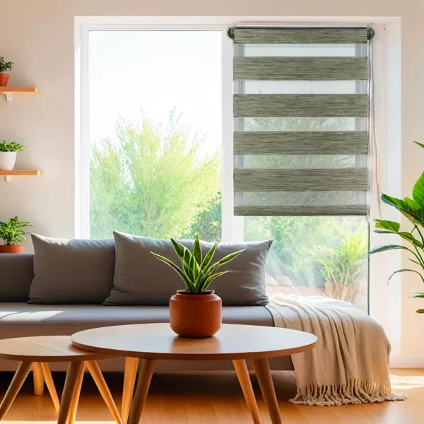 Store enrouleur Jour / Nuit (90 x 180 cm) Vert chin�