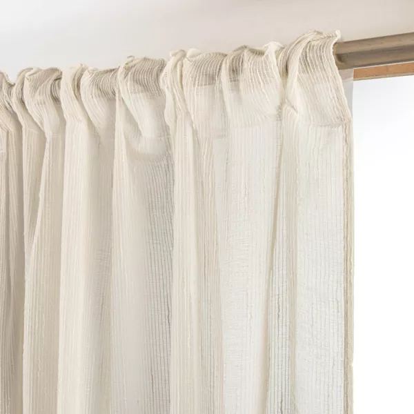 Visillo con cinta fruncida (280 x 240 cm) Rapha�l Beige