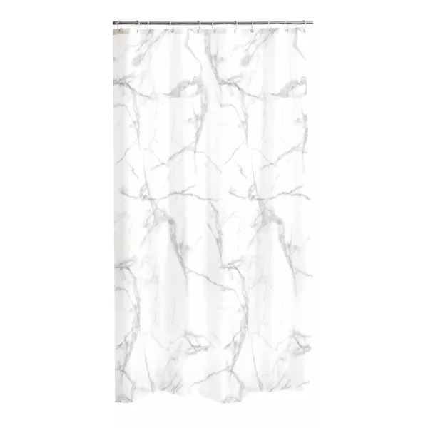 Duschvorhang mit �sen (180 x 200 cm) Marbre Grau