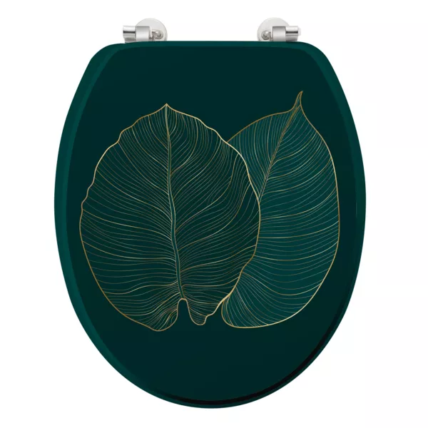 Toilets�de i tr� (37 x 46 cm) Jade Gr�n