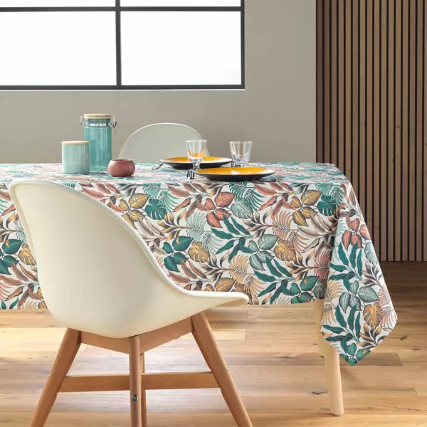 Nappe rectangulaire anti tache (145 x 240 cm) Stylis Jaune