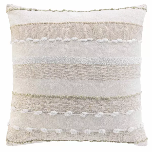 Coussin carr� coton tiss� (60 x 60 cm) Santos Beige