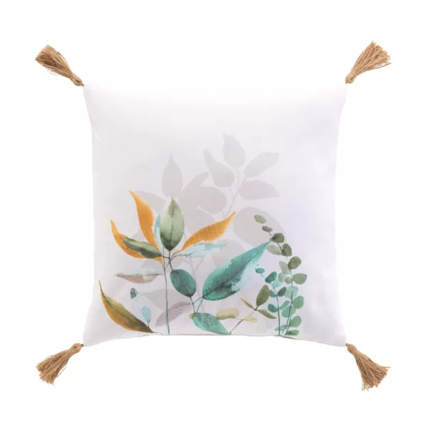 Coj�n cuadrado de tela de algod�n (40 x 40 cm) Dilaris Multicolor