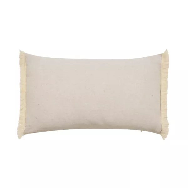 Rechteckiges Kissen Baumwolle (30 x 50 cm) Gr�nis Beige