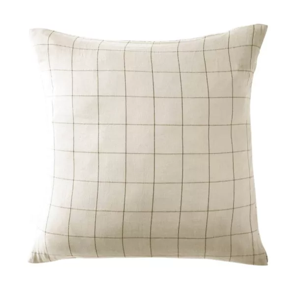 Quadratischer Musselin-Kopfkissenbezug (60 x 60 cm) Ga�a Match Beige