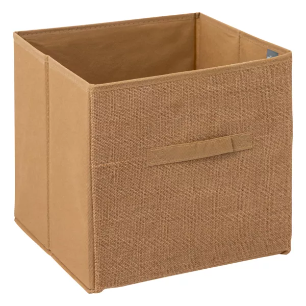 Faltbox Jutestoff (31 x 31 cm) Mix Beige