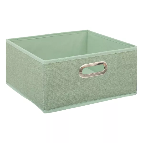 Panier de rangement pliable (31 x 15 cm) Helena Vert sauge 