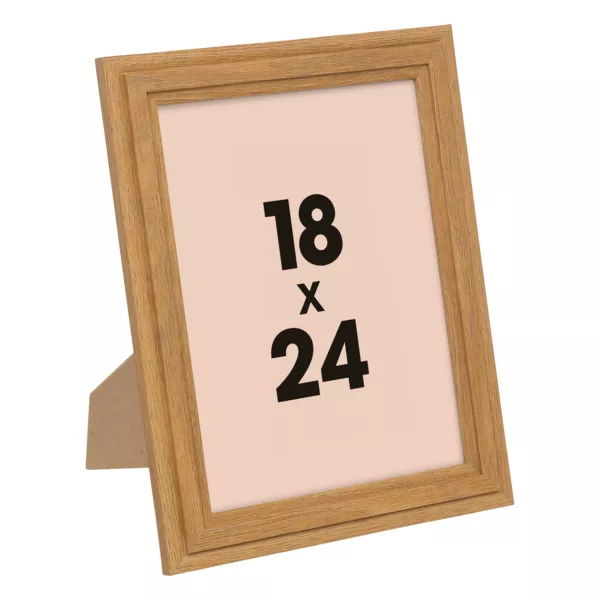 Cadre photo mural bois (18 x 24 cm) Alix Marron