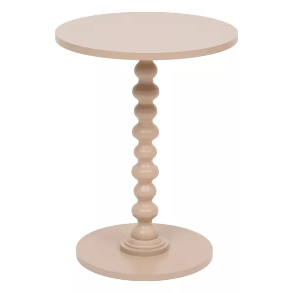 Table � caf� ronde en bois (H50 cm) Alix Noisette