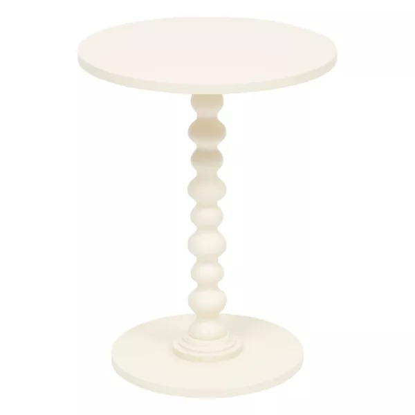 Ronde houten koffietafel (H50 cm) Alix Ivoor