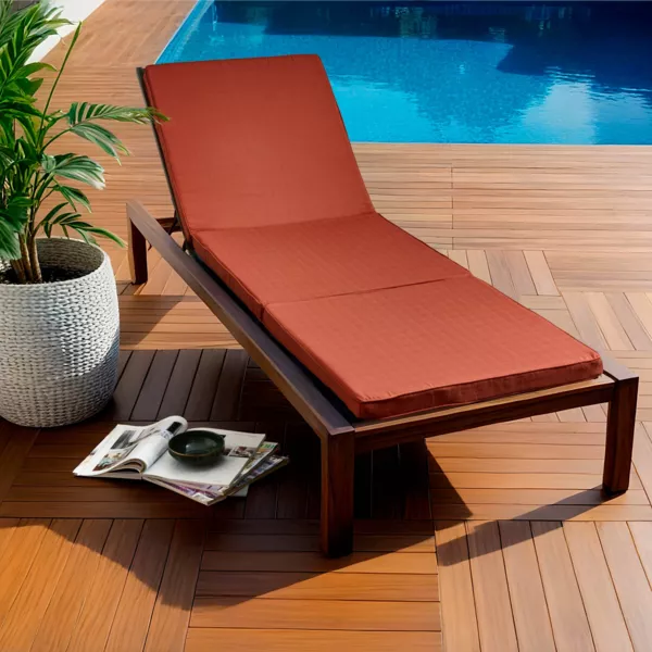 Coj�n para tumbona extra�ble (190 x 60 cm) Sunset Terracota