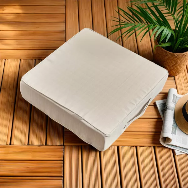 Coj�n para suelo de exterior extra�ble (45 x 45 cm) Sunset Crudo