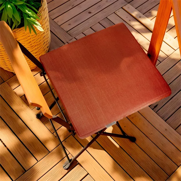 Coussin de chaise ext�rieur carr� (40 x 40 cm) Sunset Terracotta
