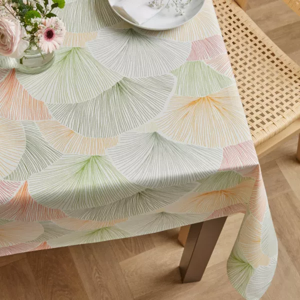 Nappe rectangulaire coton enduit (150 x 350 cm) Boston Multicolore