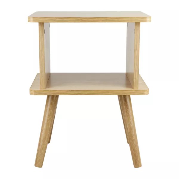 Comodino in legno (H40 cm) Ella Beige