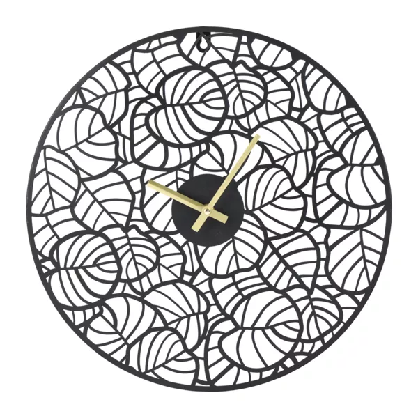 Horloge murale m�tal (40 cm) Calath�a Noire