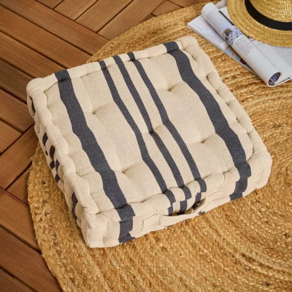 Coussin de sol ext�rieur (45 x H10 cm) Nautira Gris ardoise