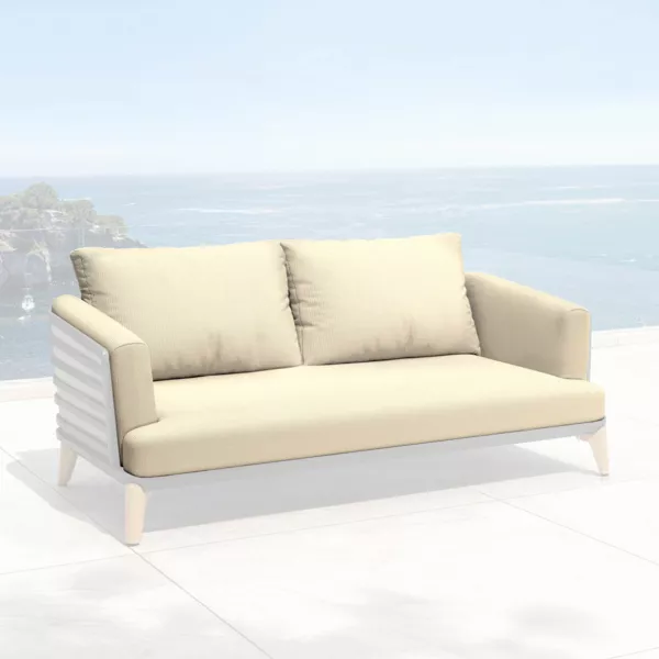 Federe per cuscini di ricambio per Divano 2 posti Monte Carlo Beige