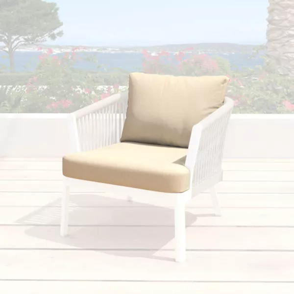 Housses de coussin de remplacement pour Fauteuil Amalfi Beige