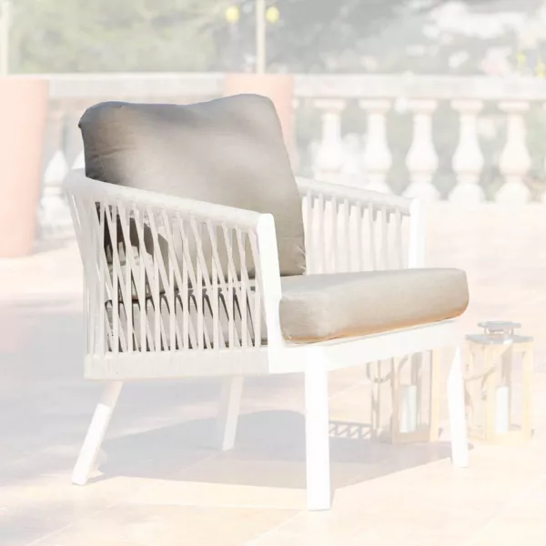 Housses de coussin de remplacement pour Fauteuil Amalfi Taupe