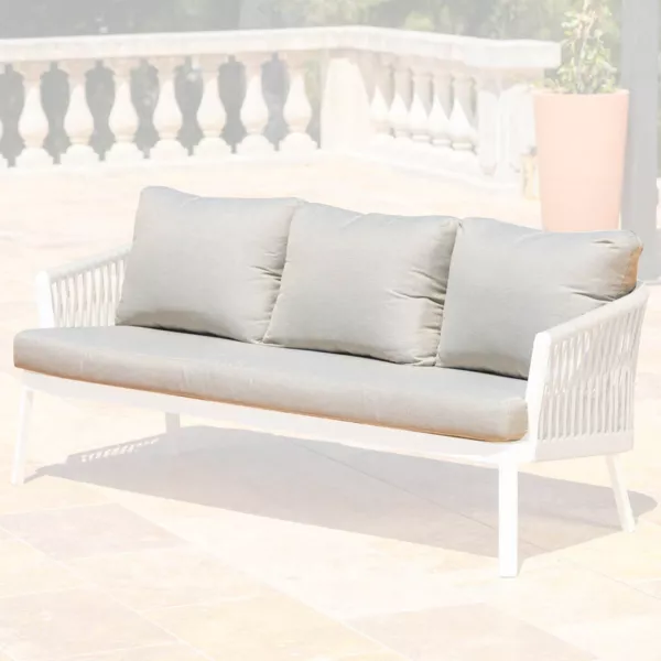 Vervangende kussens voor Bank 3 personen Amalfi Taupe