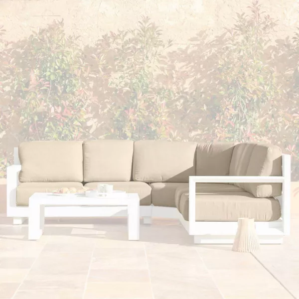 Vervangende kussenhoezen voor hoek loungeset Elba Beige