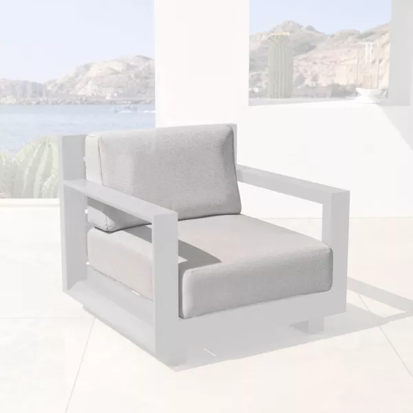 Ersatzpolsterbez�ge f�r Gartensessel Elba Hellgrau