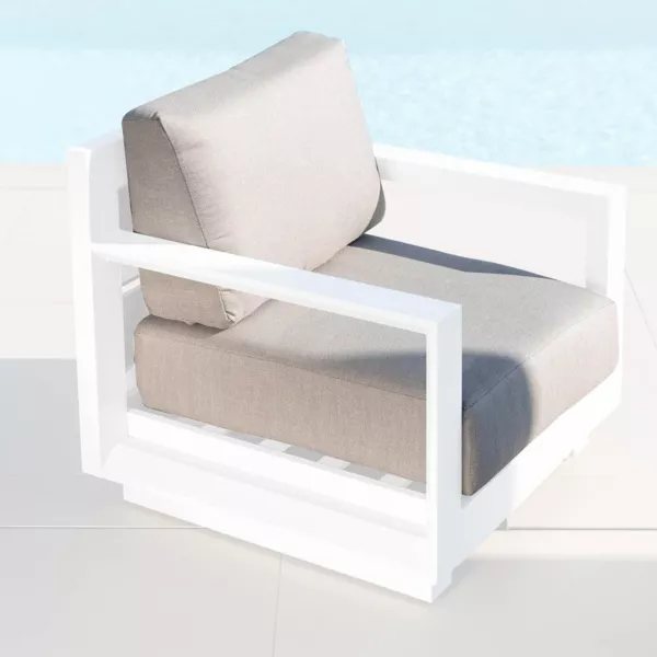 Housses de coussin de remplacement pour Fauteuil Elba Taupe