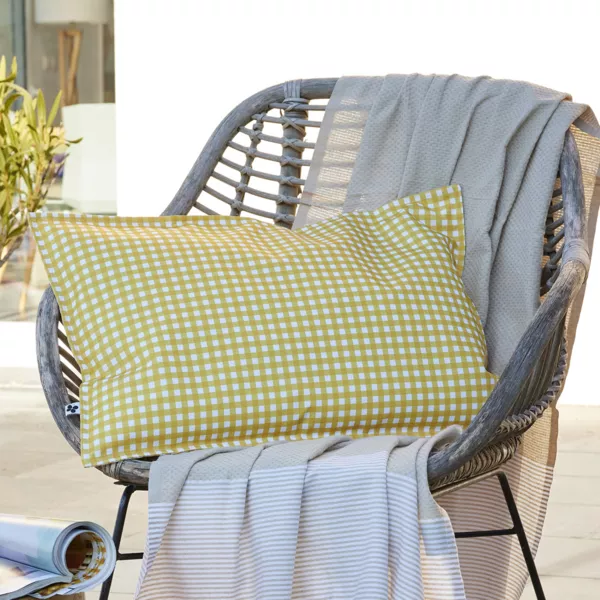 Housse de coussin ext�rieur rectangulaire (40 x 60 cm) Vickie Jaune
