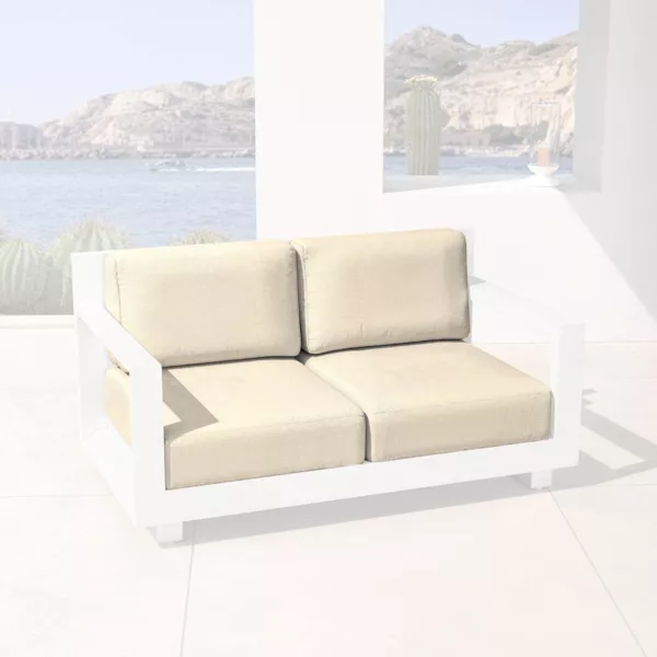 Ersatzpolsterbez�ge f�r 2-Sitzer Sofa Elba Beige