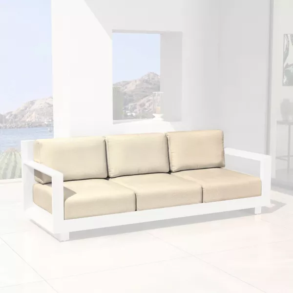 Vervangende kussens voor Bank 3 personen Elba Beige