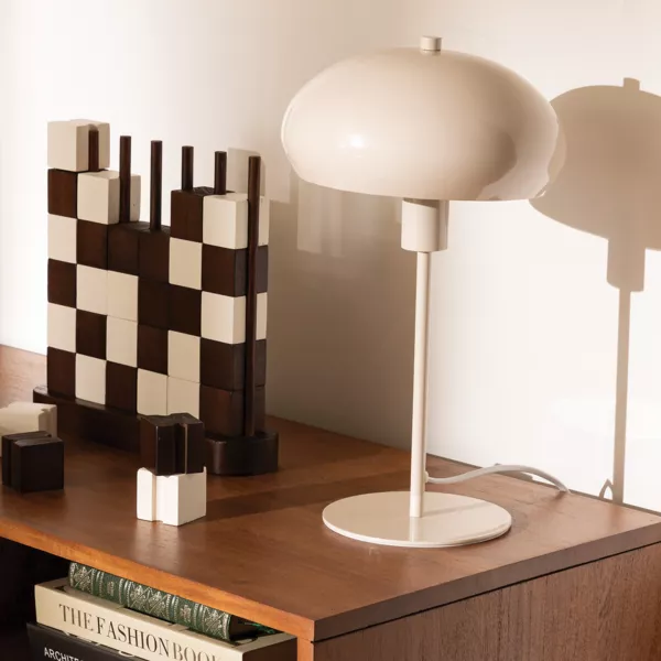 Lampe � poser m�tal (38 cm) Savio Beige