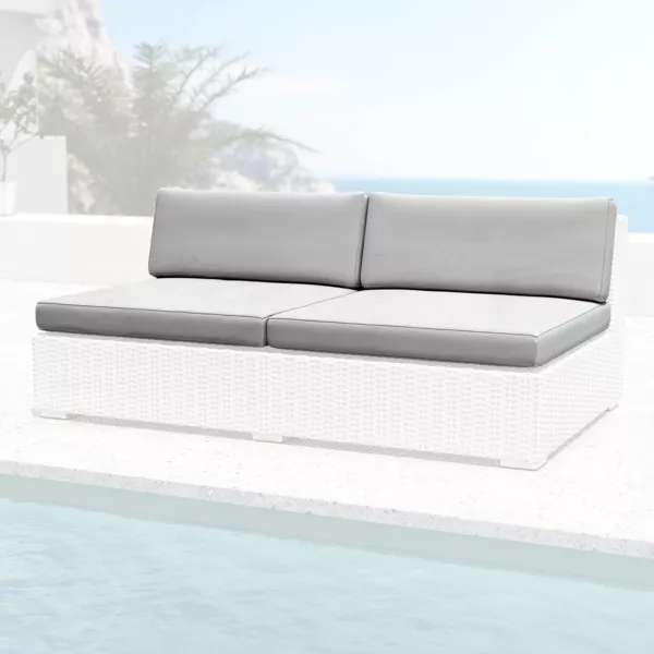 Ersatzpolsterbez�ge f�r Loungesofa 2-Sitzer Palma Grau