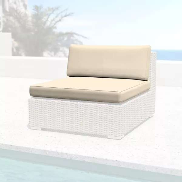 Housses de coussin de remplacement pour Chauffeuse Palma Beige