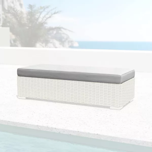  Funda de coj�n de repuesto para banco de 2 personas Palma Gris