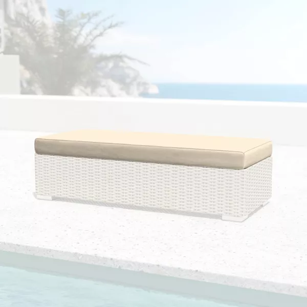 Copertura per cuscino di ricambio per panca a 2 persone Palma Beige