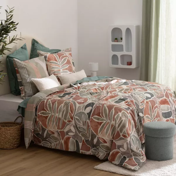 Funda n�rdica y dos fundas de almohadas algod�n (240 x 220 cm) Alvaro Multicolor