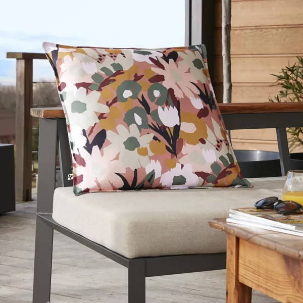 Fodera per cuscino da esterno quadrata (60 x 60 cm) L�ane Multicolore