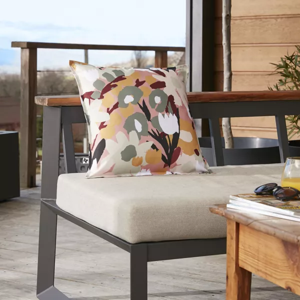 Housse de coussin ext�rieur carr�e (45 x 45 cm) L�ane Multicolore 