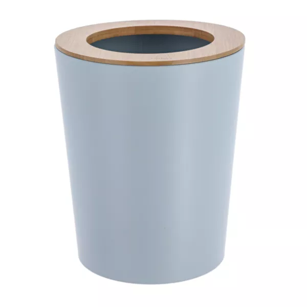 Papelera de ba�o 5L Purebamboo Azul claro