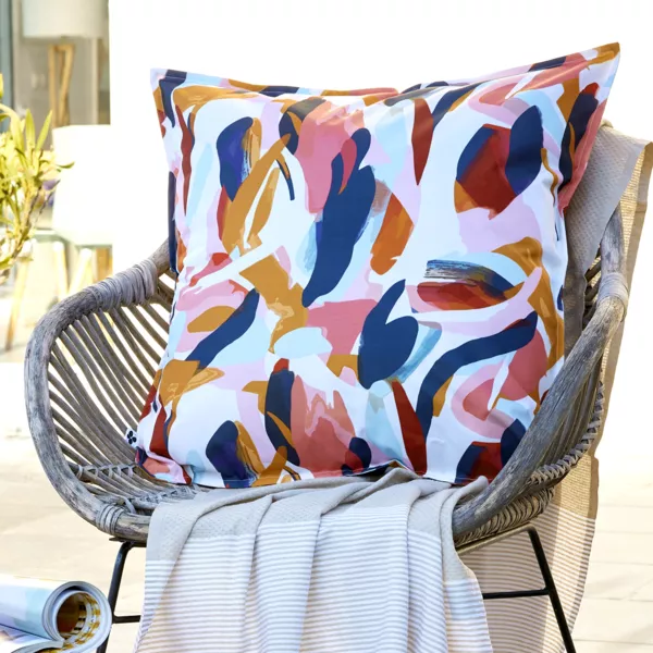 Fodera per cuscino da esterno quadrata (60 x 60 cm) Julianne Multicolore