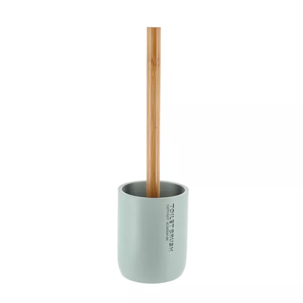 WC-B�rste Polyresin Purebamboo Eukalyptusgr�n