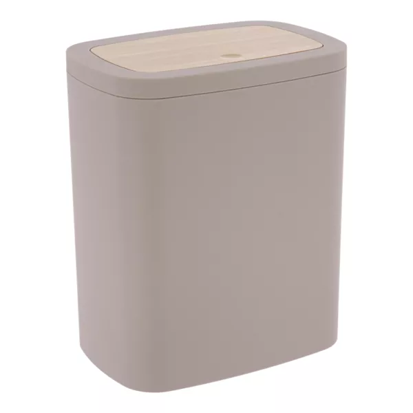 Poubelle salle de bain 5L Cosy Beige 