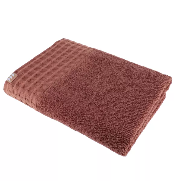 Badetuch Baumwolle (70 x 130 cm) Season Color Bernsteinfarben
