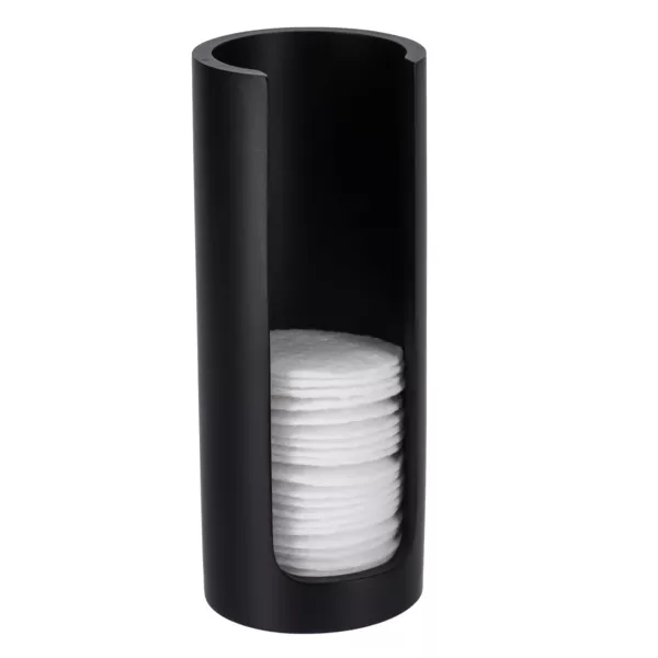 Distributeur � cotons (H17 cm) Japandi Noir