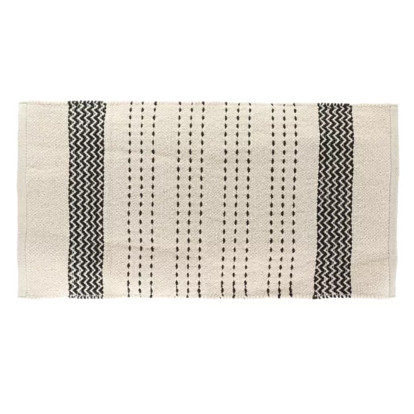 Badteppich Baumwolle (45 x 90 cm) Saint Leu Schwarz